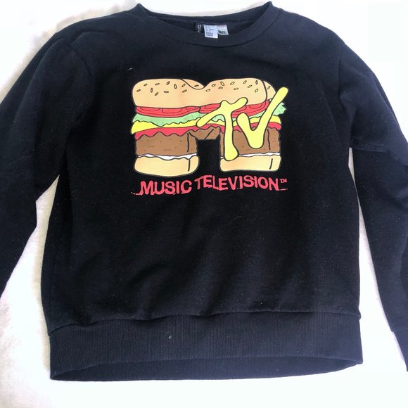 MTV Burger Crew Neck - Picture 1 of 2